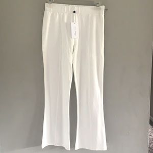 Lovers + Friends white flared pants